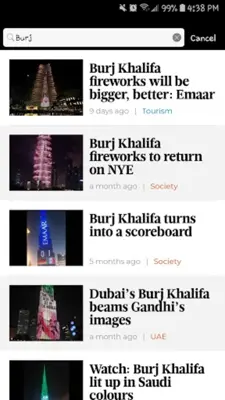 Gulf News android App screenshot 3